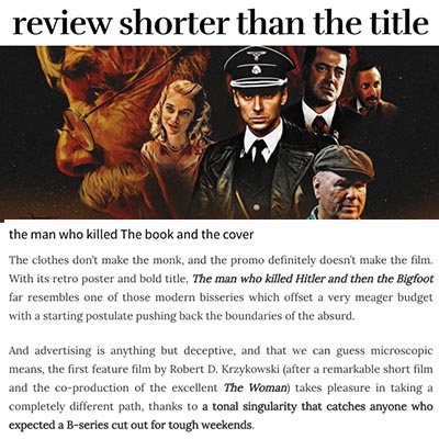 review shorter than the title